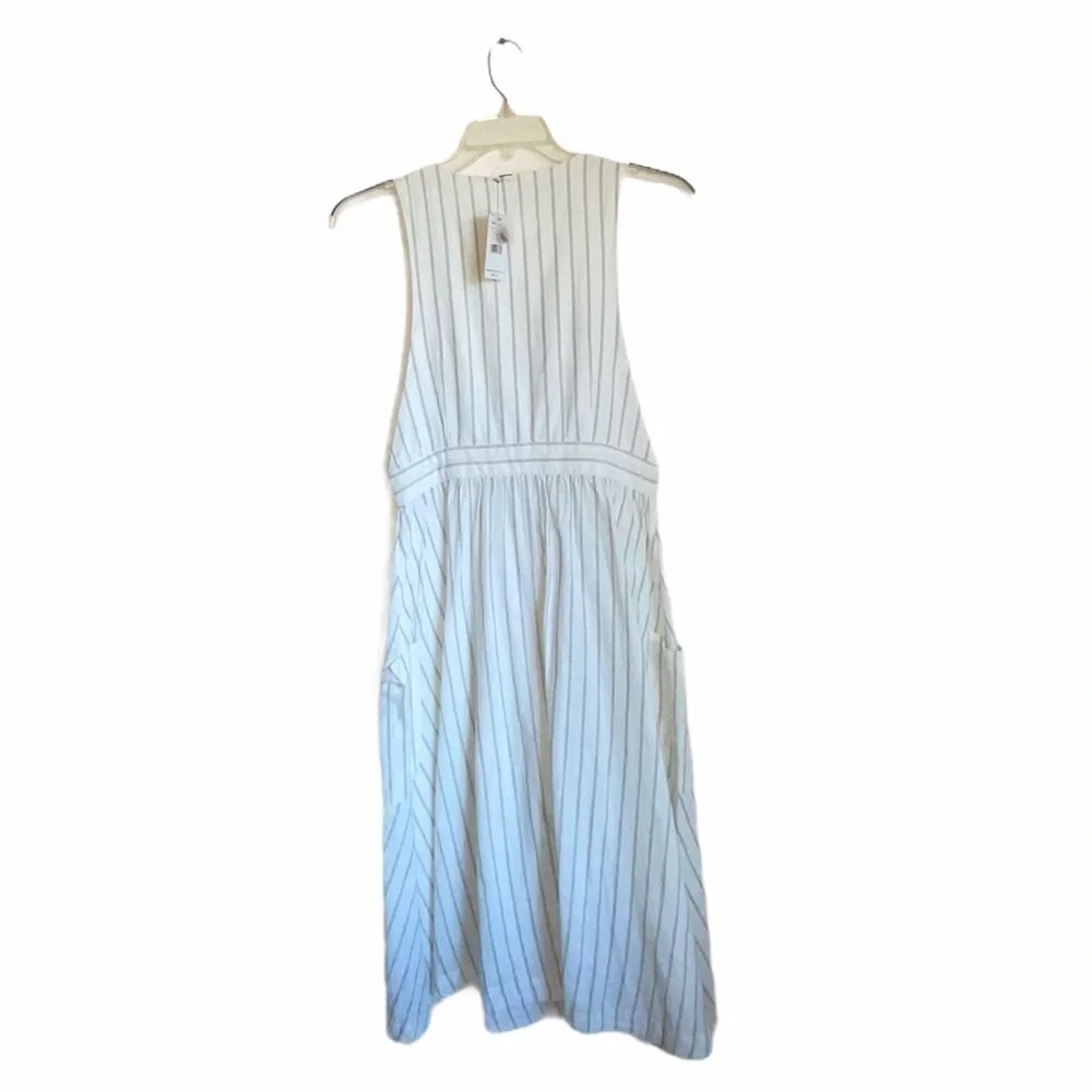 NWT- Free People Diana sleeveless striped midi shift Cotton Dress. Size medium - Picture 11 of 11